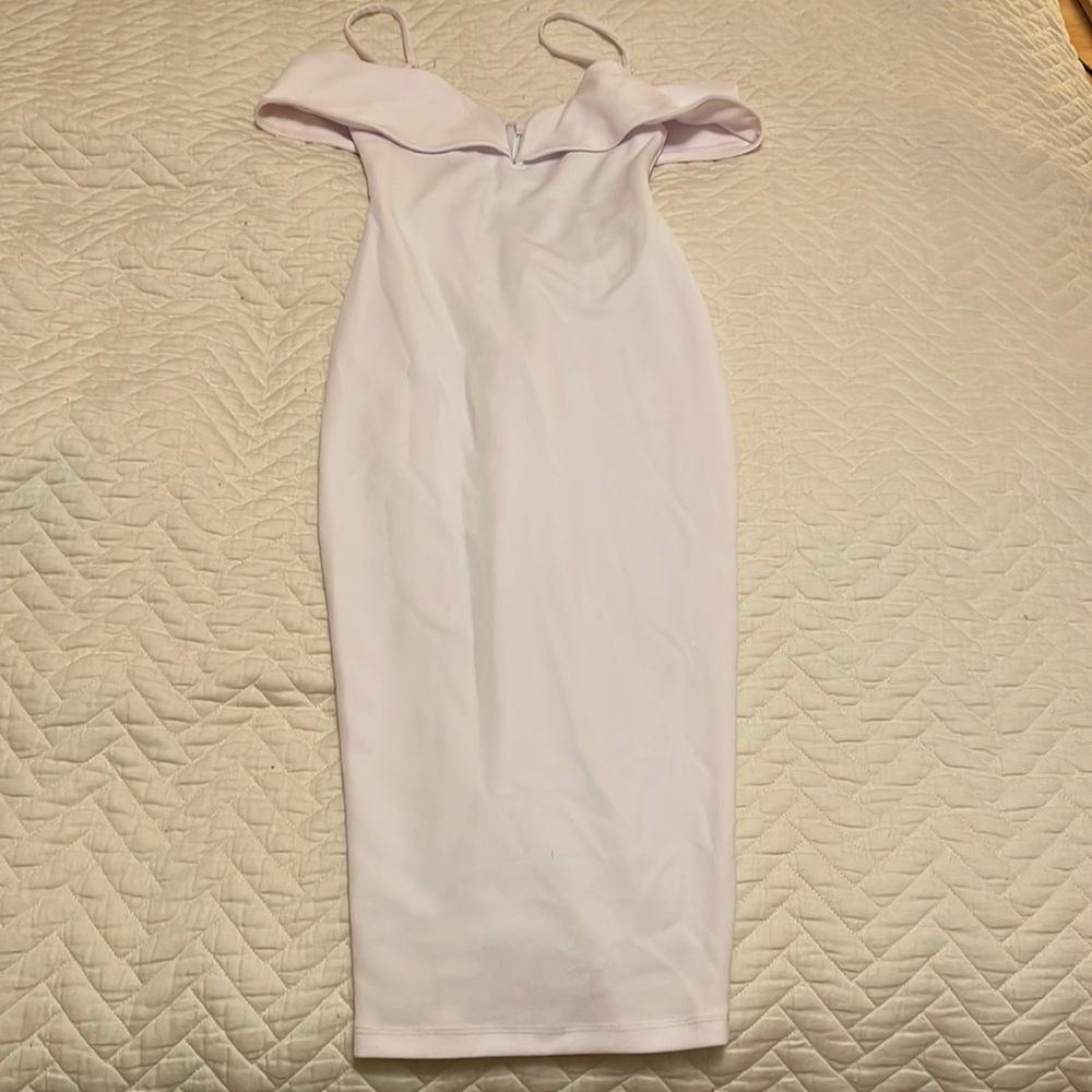 Nookie white dress size xs runs small